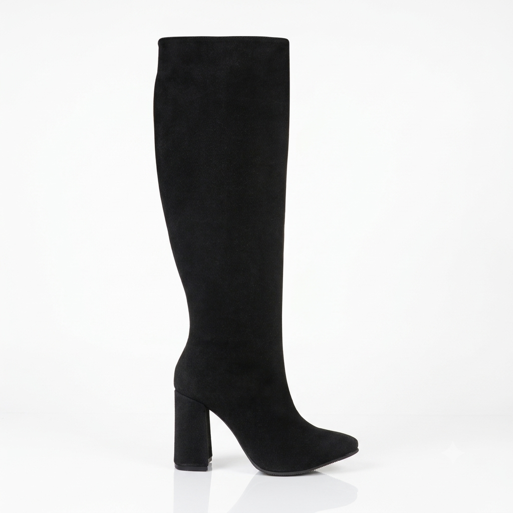 Cizme negre Stiletto Thea la comanda V8