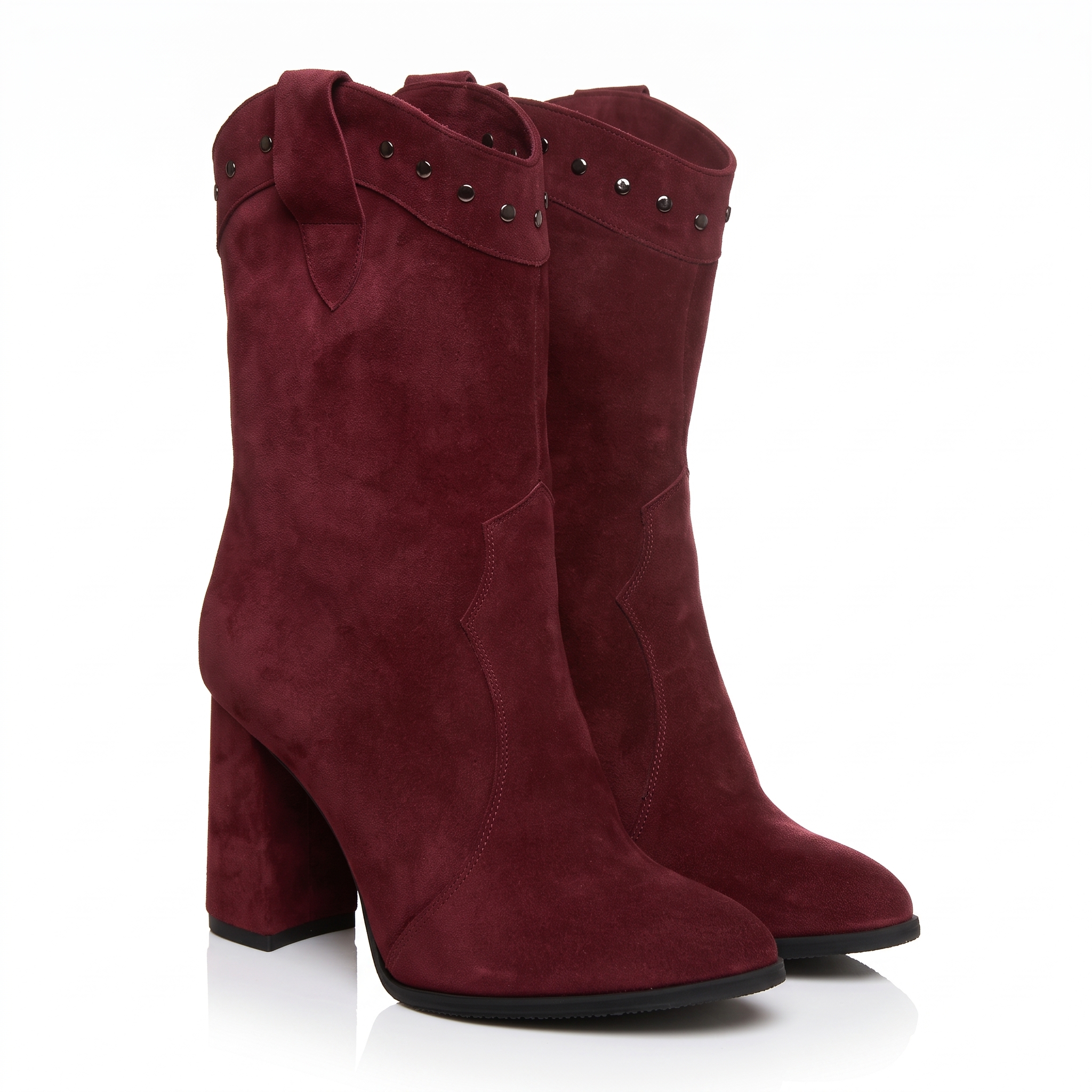 Botine la comanda din Piele Intoarsa Bordeu Sienna L55
