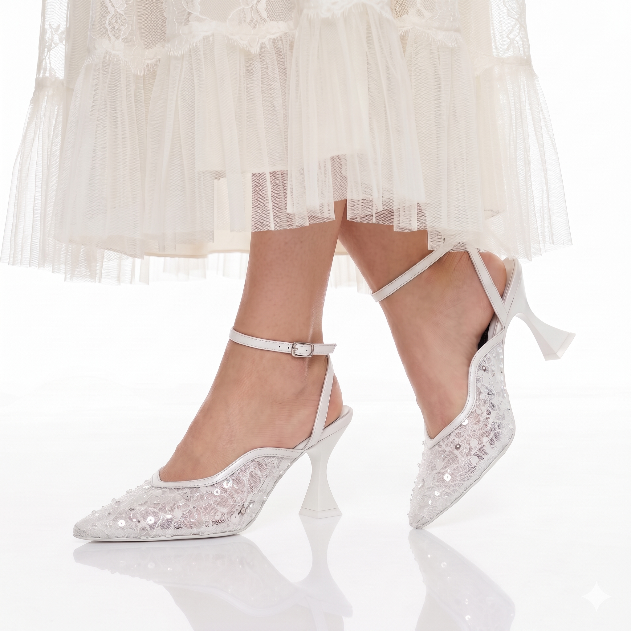 PANTOFI DAMA WHITE COUTURE VS 15 - imagine 2